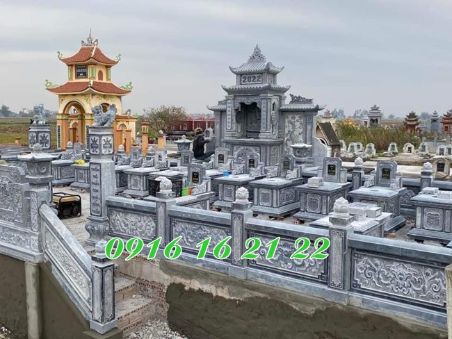 Mẫu nghĩa trang đá đẹp cho gia đình