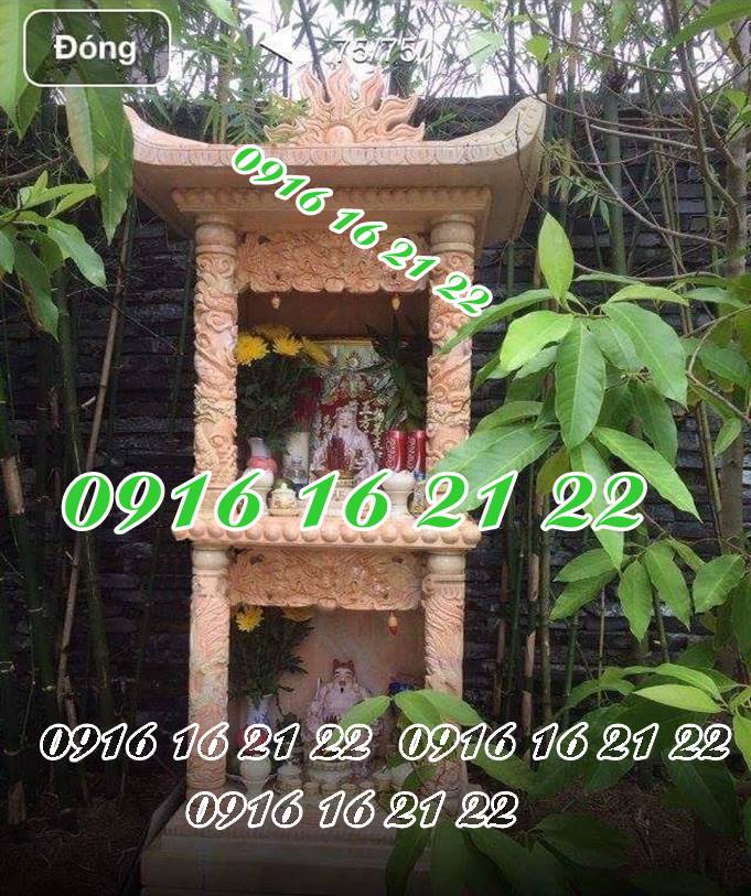 Am miếu thổ địa thờ thần linh 2 tầng bằng đá 12 Am miếu thổ địa thờ thần linh 2 tầng bằng đá 12