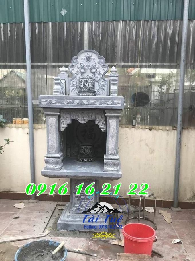 Mẫu am miếu bằng đá thờ thần linh thổ địa 2 tầng 3 tầng