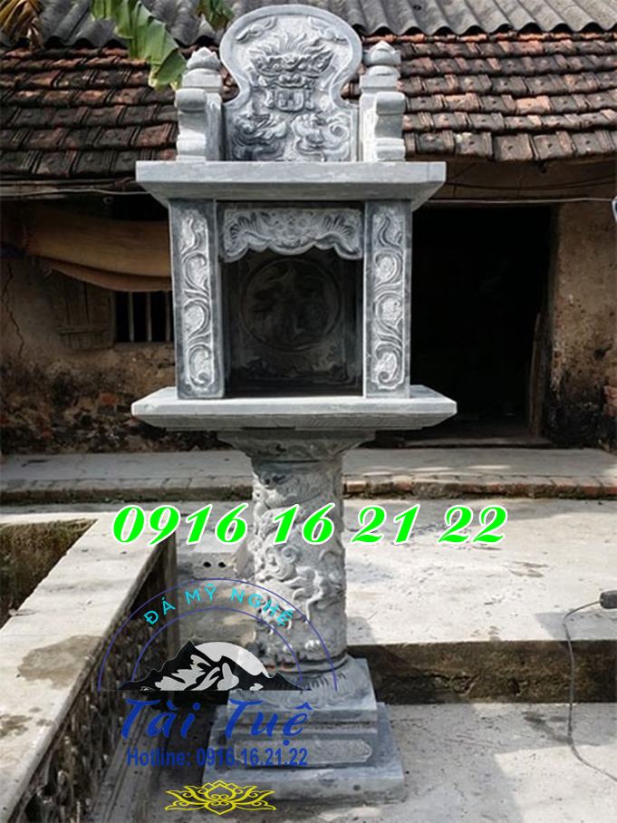 Mẫu am miếu đá thờ thần linh thổ địa 2 tầng 3 tầng ngoài trời