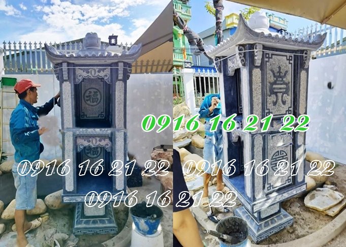 Mẫu am miếu thờ thần linh thổ địa 2 tầng 3 tầng bằng đá 03 Mẫu am miếu thờ thần linh thổ địa 2 tầng 3 tầng bằng đá 03