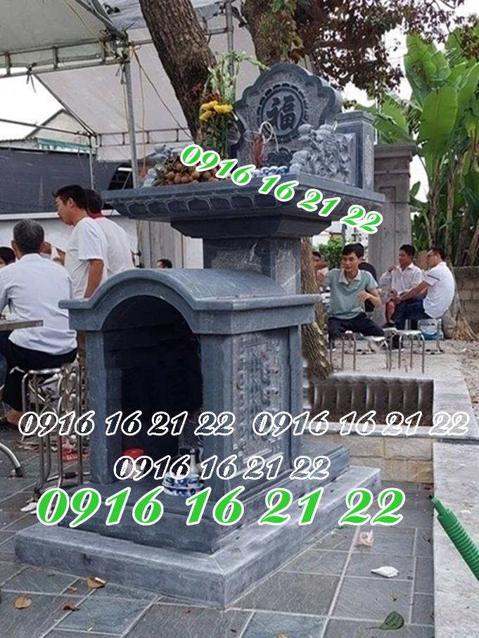 Mẫu am miếu thờ thần linh thổ địa 2 tầng bằng đá xanh Mẫu am miếu thờ thần linh thổ địa 2 tầng bằng đá xanh