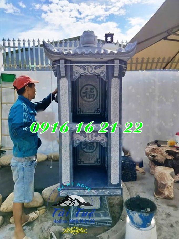 Những loại đá dùng để chế tác am miếu thờ thần linh thổ địa 2 tầng 3 tầng