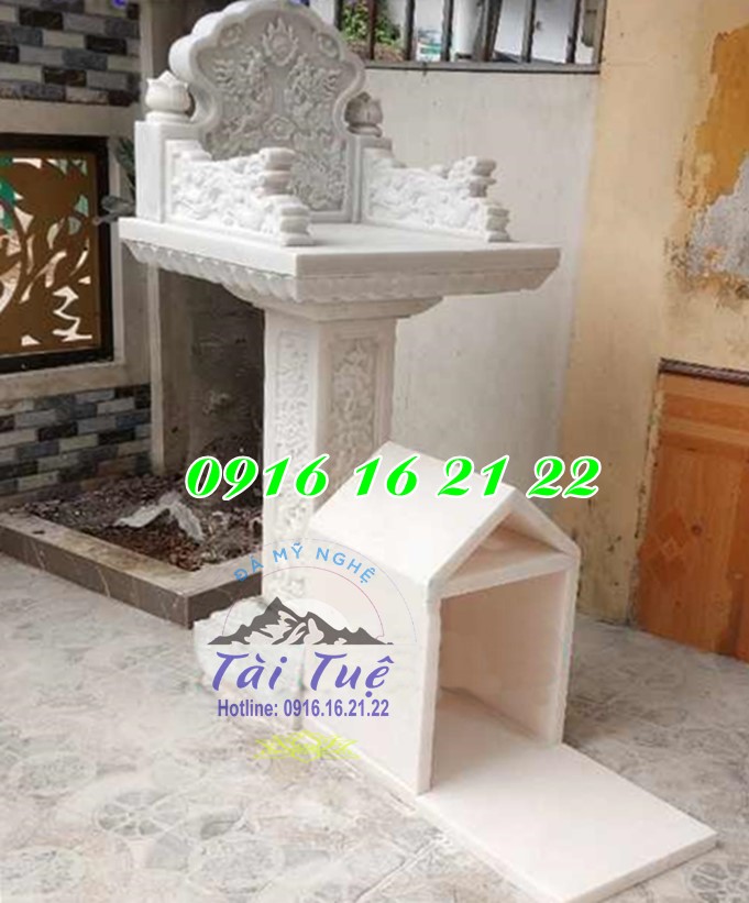 101 mẫu bàn thờ ngoài trời bằng đá hai tầng tại Ninh Thuận