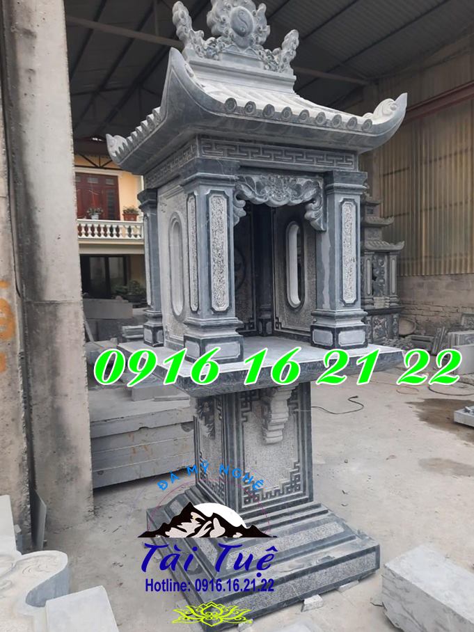 Mẫu bàn thờ thiên bằng đá khối có mái tại Bình Thuận Mẫu bàn thờ thiên bằng đá khối có mái tại Bình Thuận