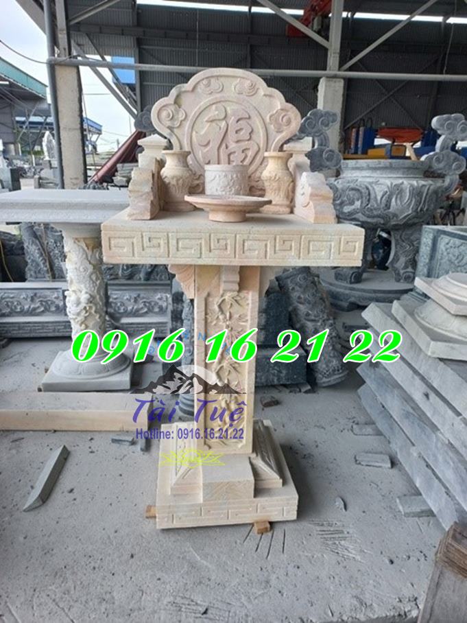 Mẫu bàn thờ thông thiên bằng đá Long An Mẫu bàn thờ thông thiên bằng đá Long An