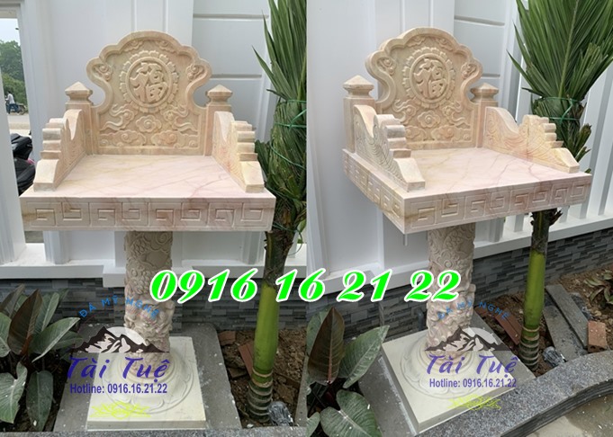 Mẫu bàn thờ thông thiên đá đẹp Mẫu bàn thờ thông thiên đá đẹp