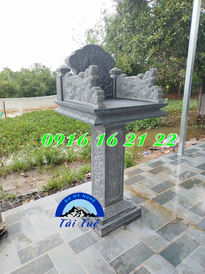 Mẫu cây hương thờ ngoài trời bằng đá đẹp Mẫu cây hương thờ ngoài trời bằng đá đẹp