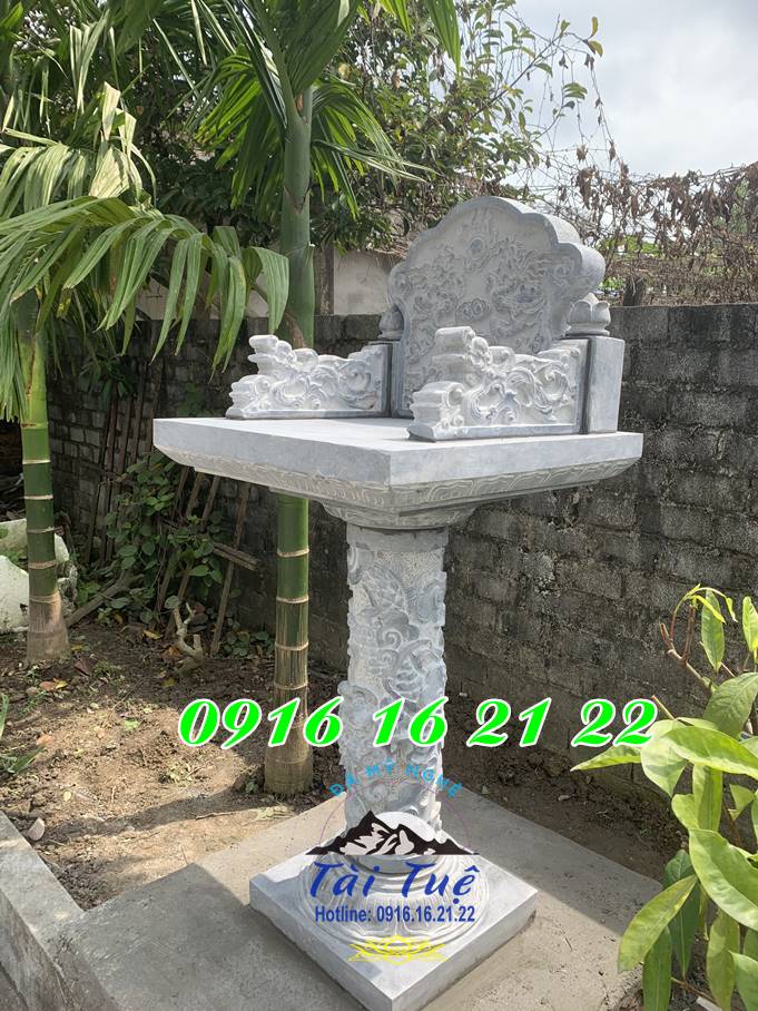 Báo giá bàn thờ thiên tại Bà Rịa-Vũng Tàu bằng đá không mái phụ thuộc vào nhiều yếu tố Báo giá bàn thờ thiên tại Bà Rịa-Vũng Tàu bằng đá không mái phụ thuộc vào nhiều yếu tố
