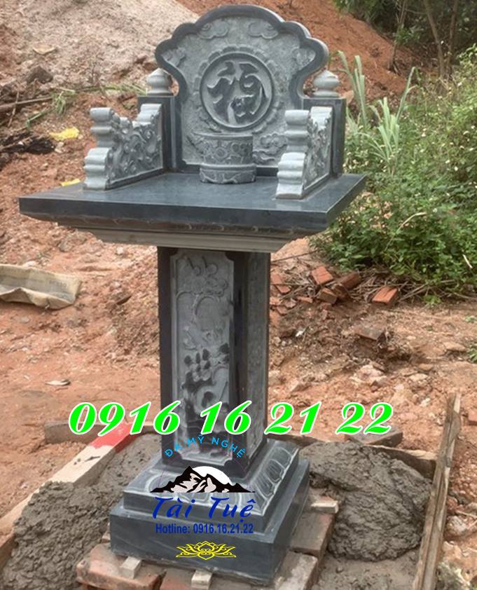 Mẫu bàn đá xanh rêu thờ Thiên ngoài trời không mái tại Bà Rịa-Vũng Tàu Mẫu bàn đá xanh rêu thờ Thiên ngoài trời không mái tại Bà Rịa-Vũng Tàu