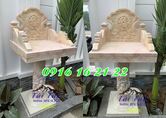 Mẫu bàn thờ Thiên đá vàng không mái tại Bà Rịa-Vũng Tàu Mẫu bàn thờ Thiên đá vàng không mái tại Bà Rịa-Vũng Tàu