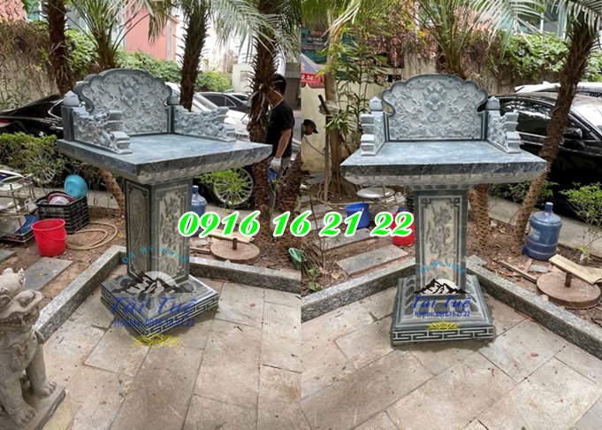 Mẫu bàn thờ Thiên đá xanh không mái tại Bà Rịa-Vũng Tàu Mẫu bàn thờ Thiên đá xanh không mái tại Bà Rịa-Vũng Tàu