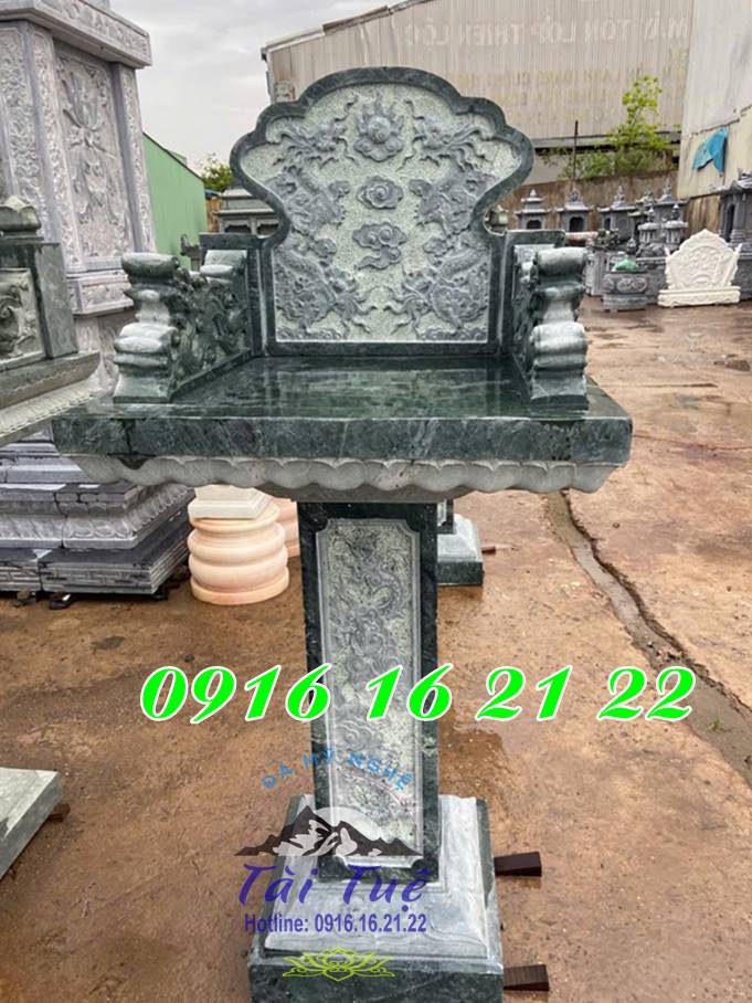 Mẫu bàn thờ Thiên đá xanh rêu không mái tại Bà Rịa-Vũng Tàu Mẫu bàn thờ Thiên đá xanh rêu không mái tại Bà Rịa-Vũng Tàu