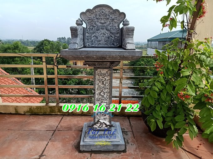 Mẫu bàn thờ Thiên ngoài trời đá xanh không mái tại Bà Rịa-Vũng Tàu Mẫu bàn thờ Thiên ngoài trời đá xanh không mái tại Bà Rịa-Vũng Tàu