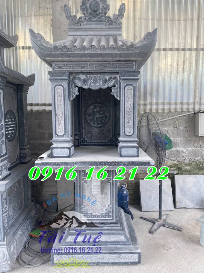 Mẫu bàn thờ tiền chủ bằng đá xanh đen tại Sài Gòn Mẫu bàn thờ tiền chủ bằng đá xanh đen tại Sài Gòn