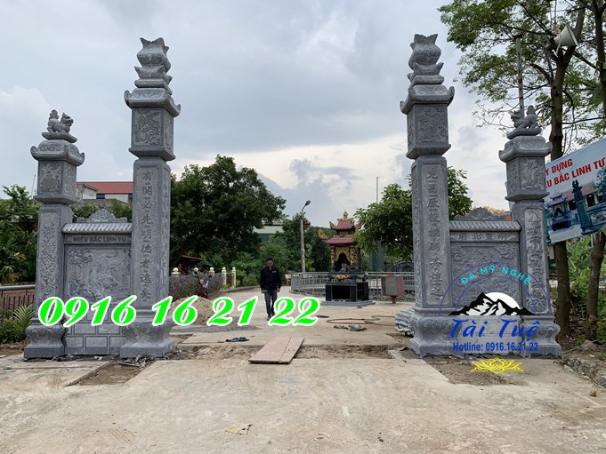 Mẫu cổng đá nhà thờ từ đường đơn giản tại Tuyên Quang Mẫu cổng đá nhà thờ từ đường đơn giản tại Tuyên Quang