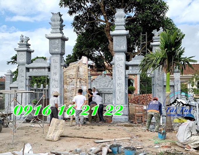 Cổng đá nhà thờ họ tại Thái Nguyên Cổng đá nhà thờ họ tại Thái Nguyên