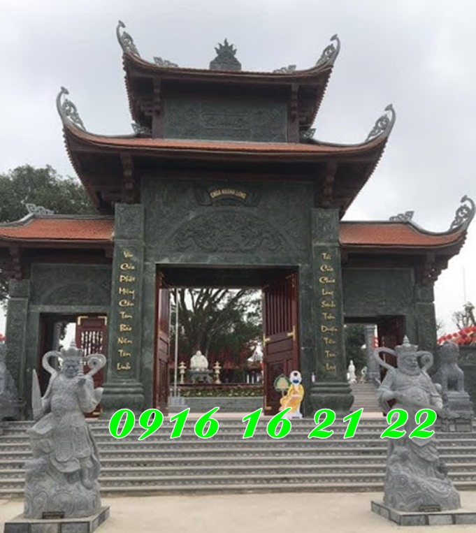 Cổng đá tam quan chùa tại Bắc Ninh Cổng đá tam quan chùa tại Bắc Ninh