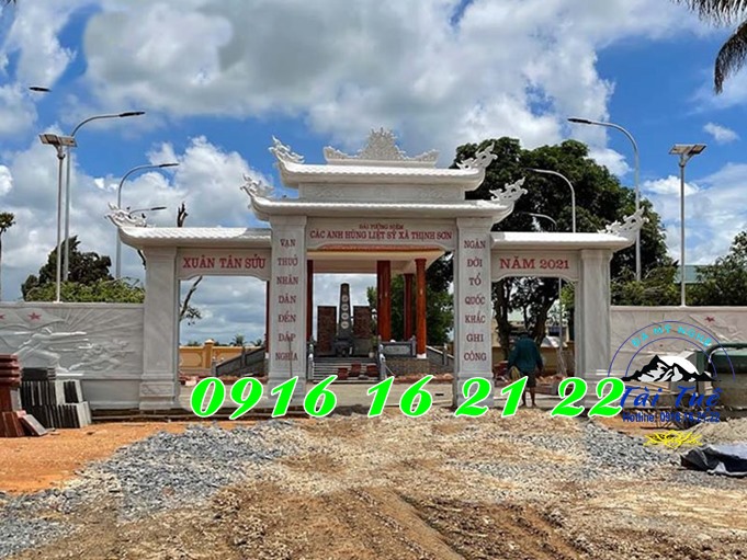 Cổng đá tam quan nghĩa trang tại Bắc Ninh Cổng đá tam quan nghĩa trang tại Bắc Ninh