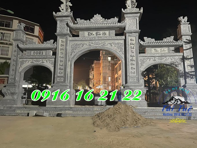 Cổng đá tam quan tại Bắc Ninh 99 mẫu cổng tam quan bằng đá đẹp Cổng đá tam quan tại Bắc Ninh 99 mẫu cổng tam quan bằng đá đẹp