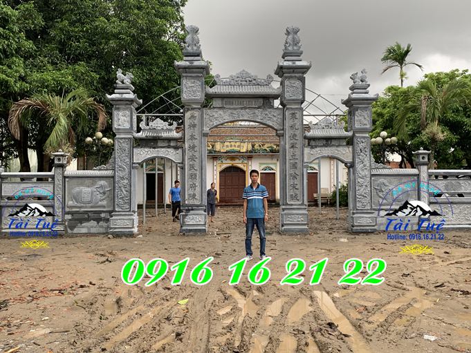 Cổng nhà thờ bằng đá tự nhiên nguyên khối tại Thái Nguyên Cổng nhà thờ bằng đá tự nhiên nguyên khối tại Thái Nguyên