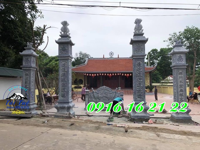 Cổng nhà thờ họ bằng đá tự nhiên tại Phú Thọ 19 Cổng nhà thờ họ bằng đá tự nhiên tại Phú Thọ 19