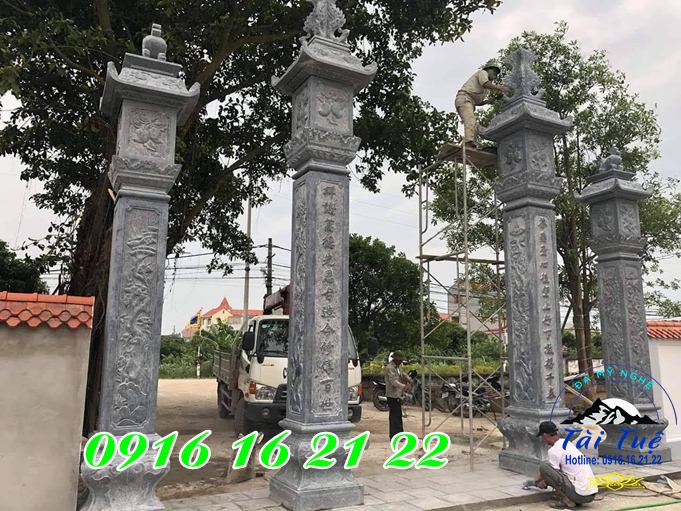 Cổng nhà thờ họ tại Phú Thọ bằng đá 19 Cổng nhà thờ họ tại Phú Thọ bằng đá 19