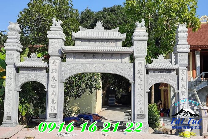 Mẫu cổng đá chùa chiền tại Quảng Ninh Mẫu cổng đá chùa chiền tại Quảng Ninh