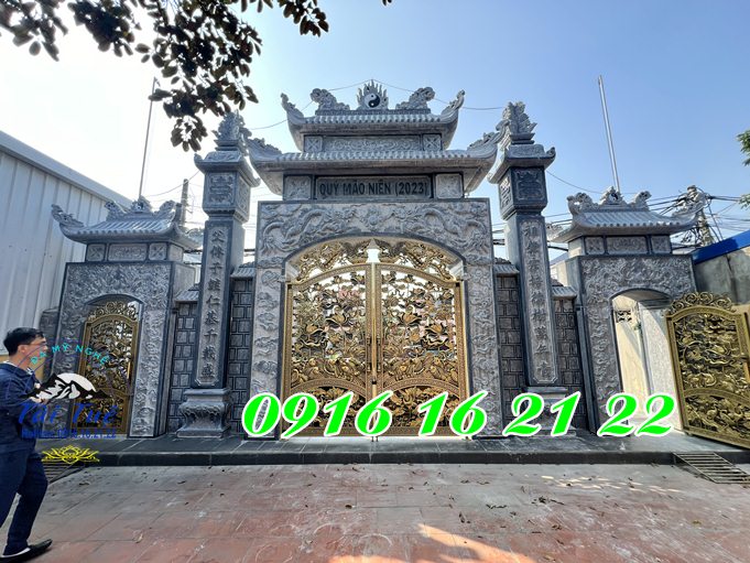 Mẫu cổng đá nhà thờ họ tại Quảng Ninh Mẫu cổng đá nhà thờ họ tại Quảng Ninh