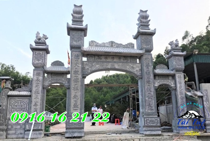 Mẫu cổng nhà thờ họ bằng đá tại Phú Thọ 19 Mẫu cổng nhà thờ họ bằng đá tại Phú Thọ 19