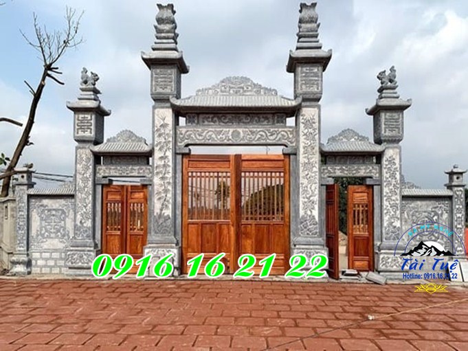 Mẫu cổng tam quan nhà thờ họ tại Thái Nguyên Mẫu cổng tam quan nhà thờ họ tại Thái Nguyên