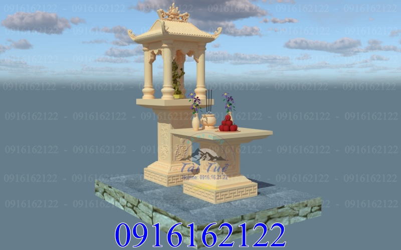 Bàn thờ phật 4 mặt 03