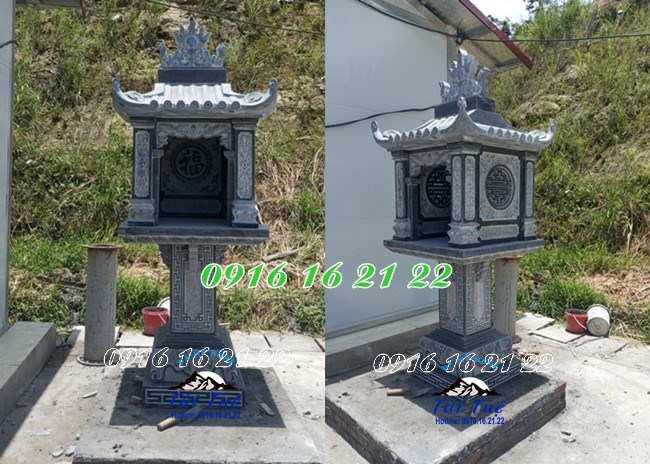 77 Cây hương thờ thiên bằng đá có mái tại Bình Định 77 Cây hương thờ thiên bằng đá có mái tại Bình Định